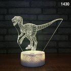 3D Dinosaurs Visual Light 7 Colors Touch Table Desk night light projector kids