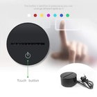 Hot sale 3D LED Illusion Victory Gesture Touch Control 7 Colors Change Night Light with USB Charger For Kids Christmas