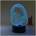 Hot sale 3D LED Illusion Victory Gesture Touch Control 7 Colors Change Night Light with USB Charger For Kids