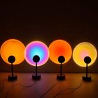 Led Rainbow Sunset Projection Floor Lighting Nordic Corner Rotatable Dreamy Living Room Stand Light Bedroom Projector