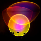 Sun Sunset Rainbow Projection Light Atmosphere Night Light Lamp USB Home Decoration Laser Mini Sunset Projector Lamp