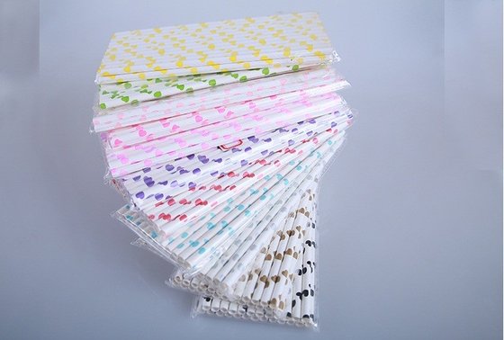 Lovely Colorful Hot sales popular 100% food grade paper straws wholesales