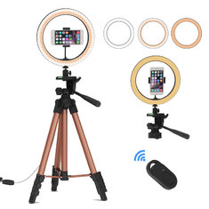 China LED Ring Light 6&quot; 10&quot; with Tripod Stand , LED Camera Light , Cell Phone Holder Desktop LED Lamp supplier