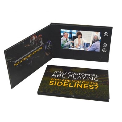 China Handmade 7 Inch LCD video greeting card, video gift card ,tv in a card, lcd greeting card with 4 color print supplier