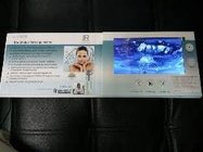 7 Inch Lcd Video In Print Brochure Hard Matt Cover For Advertising / Promotion