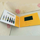 Matt / Glossy A4 Video Invitation Card With Lcd Screen and Multi Player