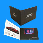 Fashion Video Display LCD Invitation Card Super Matt Lamination Blank Cover
