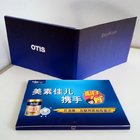 LCD video brochure and video card for advertising, lcd video greeting card, video brochure card