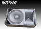 Black Small Church Speakers Systems 1600W With 12&quot; High Power Woofer supplier