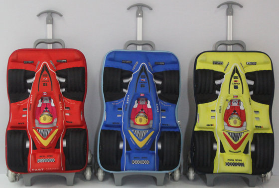 China 16-inch EVA Children 3D Car Trolley 3 pcs supplier