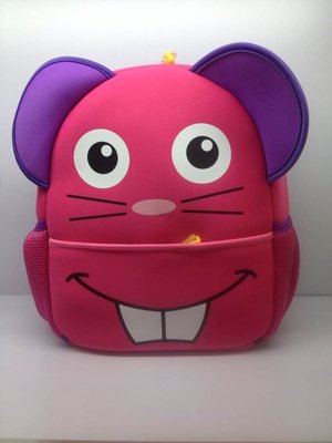 China 2015 hot sale kids animal neoprene backpack school bag supplier