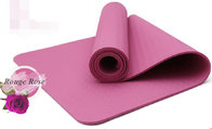 Rouge Rose yoga mat with TPE high destiny good quality cheap price yoga mat,training mat