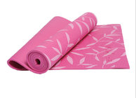 Custom logo print 100% eco pvc free yoga mat with carry strap yoga mat for exercises