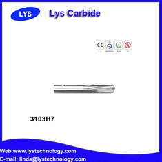 China solid carbide reamer with straight shank and left helical flute 3103H7 supplier