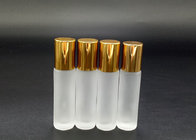 10ml Frosted Glass Essential Oil Bottles With Gold Aluminium Screw Cap