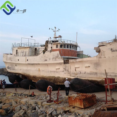China rubber airbags inflatable barge pulling up airbags heavy duty air bags underwater air lift bags supplier