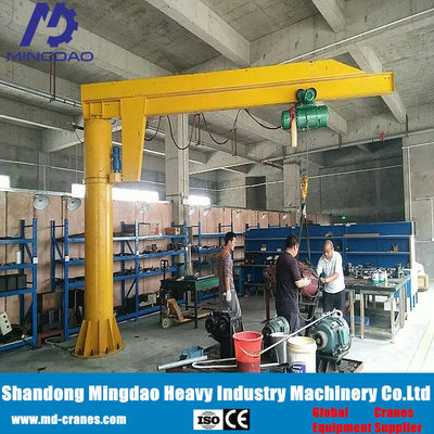 China Exported to USA Canada Customized Jib Crane with Wire Rope Electric Hoist supplier