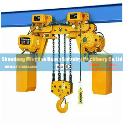 1Ton 3ton 5ton Lifting Capacity Electric Chain Hoist with Running Trolley supplier