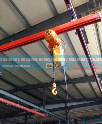 200kg 300kg 500kg Light Duty KBK Overhead Crane with Electric Chain Hoist supplier