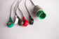 IEC Standard Spacelabs 5 Lead ECG Patient Cable , TRU-LINK Plug Style Snap End supplier
