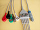 Creative Biolight 5 Lead ECG Lead Wires One Piece With Snap AHA Standard 6 Pin supplier