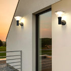 MIROLAN Rectangule Outdoor Wall Lights,Patio Dark Gray Aluminum Modern LED Wall Lamp IP54