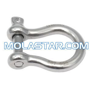 China Bolt Type Safety Anchor Shackle Stainless Steel Shackle High Quality Marine Anchor Chain Shackle For Ship supplier