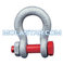 Marine Hardware Stainless Steel Security Bolt Type Anchor Shackle With Galvanized  European Type Large Bow Shackle supplier