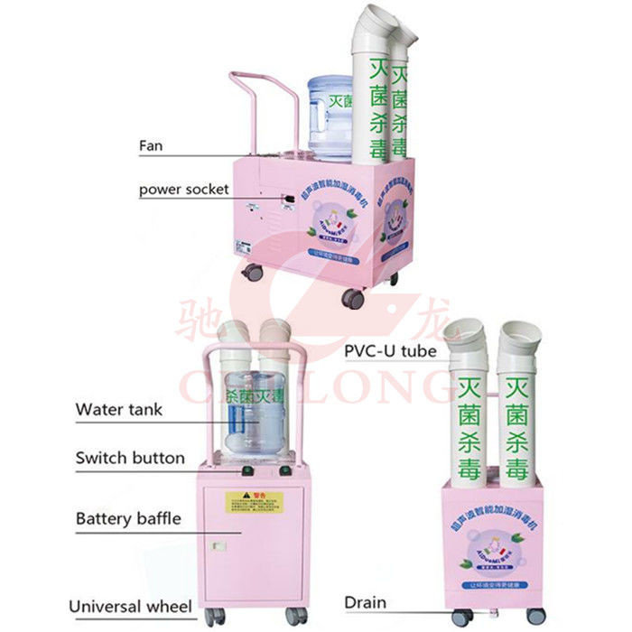 Ultrasonic Spray Air Disinfection Machine Anti Virus Of Covid 19 Disinfection supplier