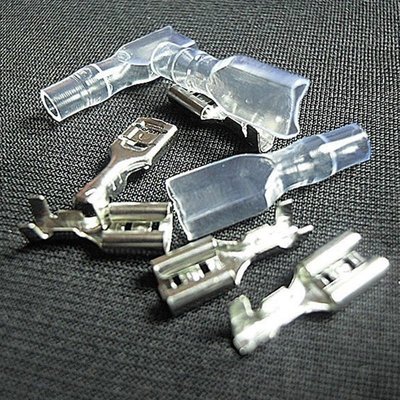 Terminal Crimp w/Case Female Spade Quick Connector For Chain Cable Arcade