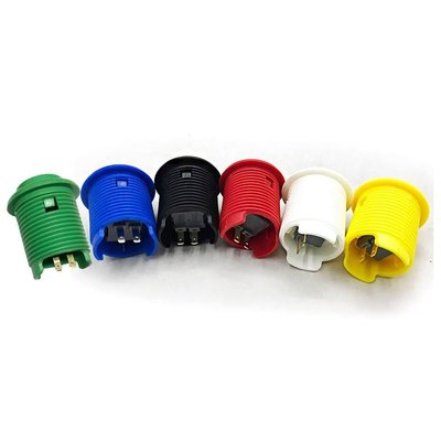 28mm drilling hole Arcade concave Push Button with built in switch