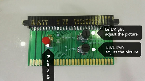 Adjustment of picture position Converter Adjustable converting board connect to any JAMMA for adjust Image Position