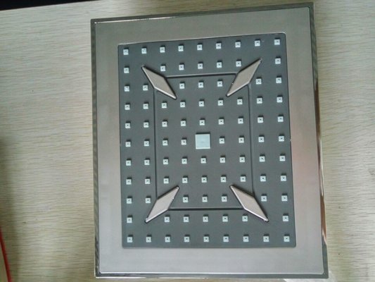 China TL3030 plastic chrome plated square ceiling rain shower head/bathroom wash water supplier