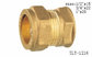 TLY-1202 1/2&quot;-2&quot; Male aluminium pex pipe fitting brass nipple NPT copper fittng water oil gas mixer matel plumping joint supplier