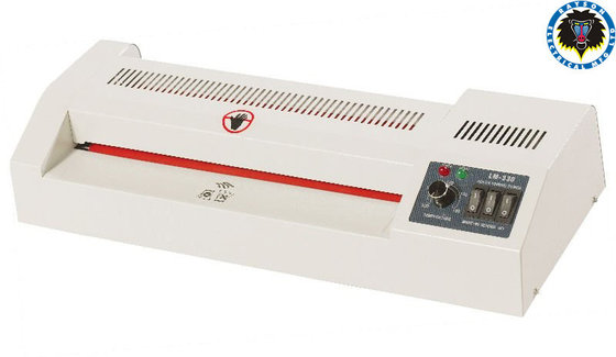 China Office Portable Pouch Laminating Machine Double Side With Hot Roll LM-330 supplier