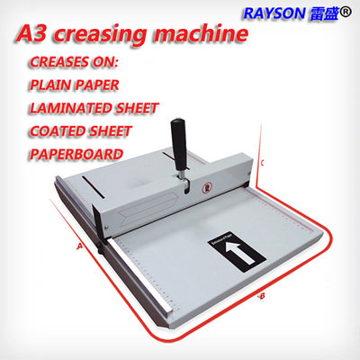China CM-480 Strip Binding Machine 460mm Manual Scoring A3 Paper Creasing Machine supplier