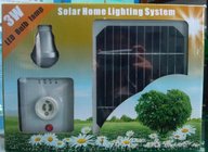 solar lamps with 3W LED bulbs for home, camping, remote functions ,handing on the wall