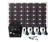 Solar power home system 80W for TV/ Satellite receiver , LED lighting, radio using
