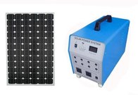 Off grid solar power system 50W with 300W inverter for AC output and DC output