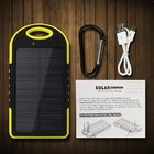 5000mAh Solar Charger Power Bank for Mobile Phone OEM/Private Label