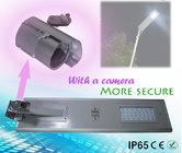 China factory price solar street LED lighting integrated lithium battery ,with camera