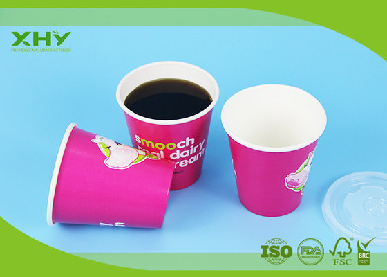 China 10oz Top dia 90mm Double PE Coated Disposable Paper Cup For Cold Drinks 350ml supplier