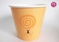 Disposable Flower Paper Pot  Top Diameter 132mm Custom Logo Printed supplier