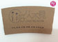 16oz Personalized Coffee Cup Sleeve With Flexo Print BRC / FDA Certificated supplier