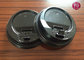 Disposable Plastic Lids , 3.6g PS Plastic Black Coffee Cup Lids supplier