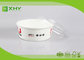 20oz Food Grade Top 125mm Disposable Salad Bowls With Cover / Double PE supplier