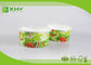 Custom Logo Printed Disposable Salad Paper Bowls with Clear Lids supplier