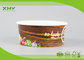 Take Away Flexo Printed Logo 32oz Paper Salad Bowls Containers FSC Certificated supplier