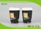 Disposable 12oz 400ml FSC Certificated Double Wall Paper Cups with Black/White Covers supplier