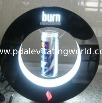 360 Rotating magnetic floating pop beer bottle display racks